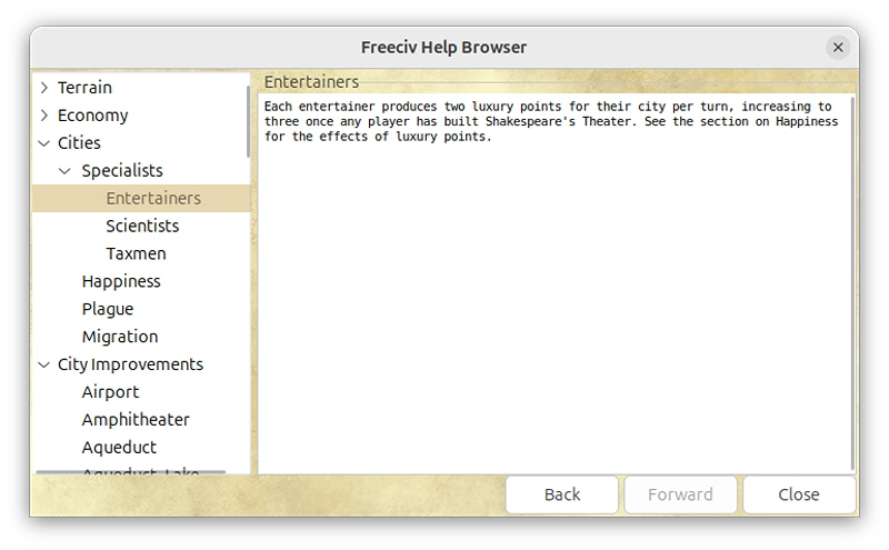 A civiliopedia for Freeciv