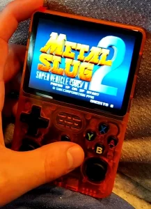 Metal slug 2 playing on r36s open source console