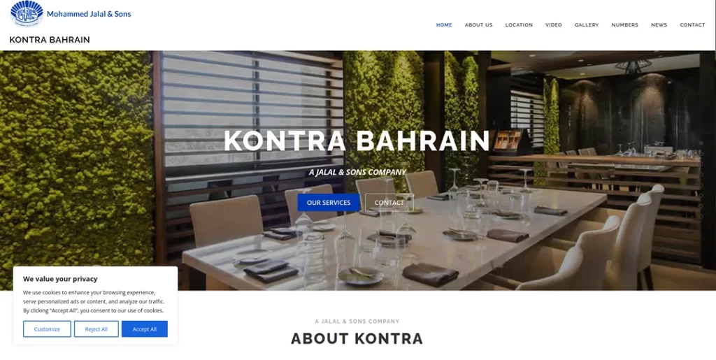 Home page of Kontra Bahrain by Igor Web